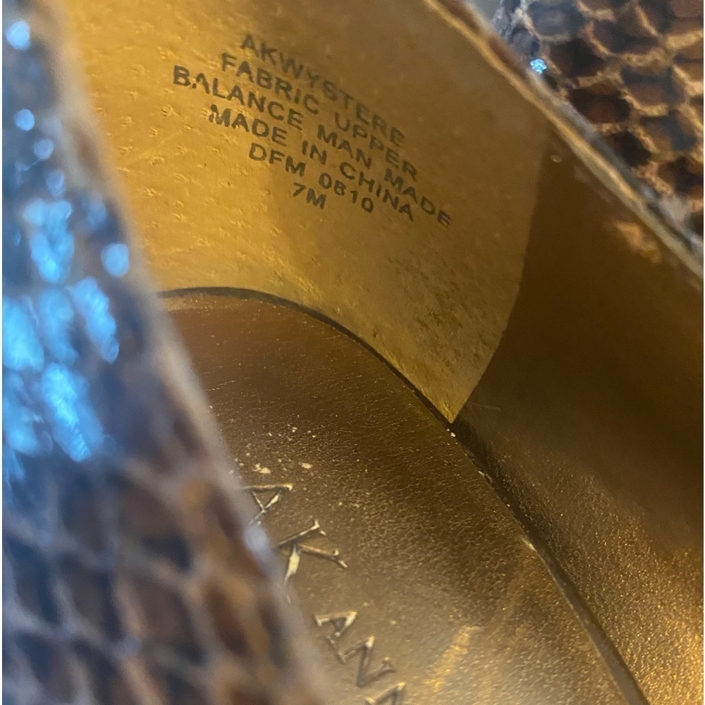 Anne Klein Akwystere High Heels, 3.5”, Animal Print, Snake Print, Sz 7, Pumps​ - Picture 6 of 15